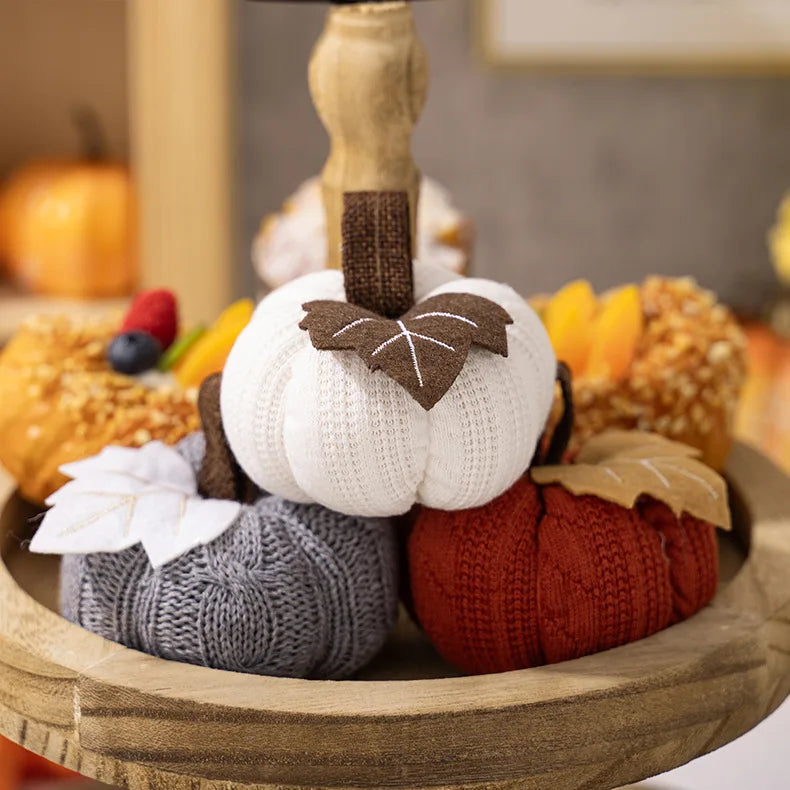 Mini Artificial Pumpkin – Halloween & Autumn Harvest Decoration | Fake Simulated Pumpkin for Thanksgiving Party Decor