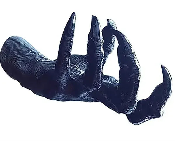 Gothic Witch's Hand Statue – Creative Resin Ornament, Wall Key Hanger & Bag Hook, Aesthetic Wall Art Sculpture