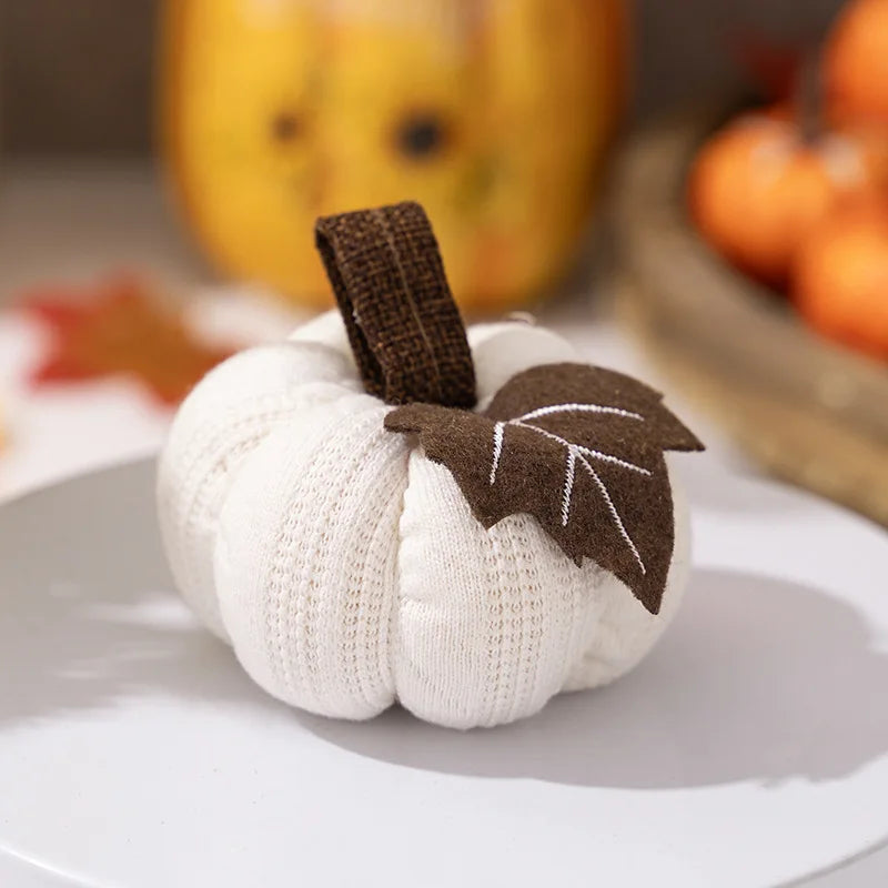 Mini Artificial Pumpkin – Halloween & Autumn Harvest Decoration | Fake Simulated Pumpkin for Thanksgiving Party Decor