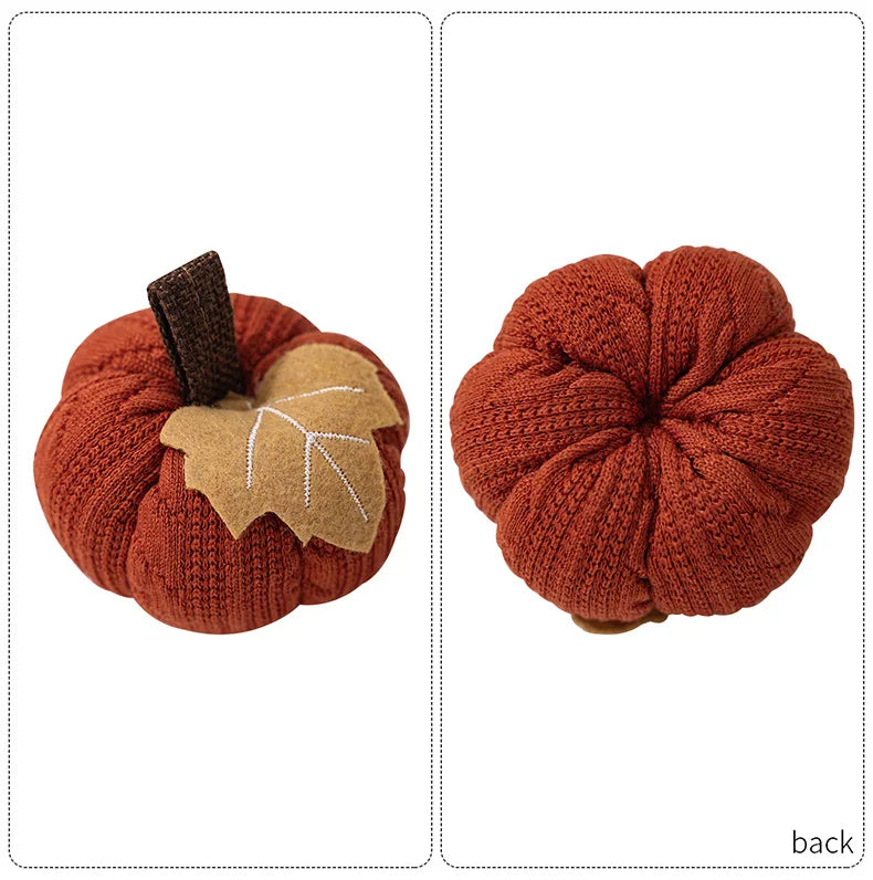 Mini Artificial Pumpkin – Halloween & Autumn Harvest Decoration | Fake Simulated Pumpkin for Thanksgiving Party Decor