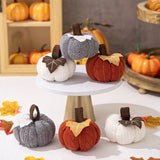 Mini Artificial Pumpkin – Halloween & Autumn Harvest Decoration | Fake Simulated Pumpkin for Thanksgiving Party Decor