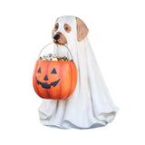 Halloween Dog & Cat Statues – Ghost Dog Candy Bowl Holder | Multifunctional Anti-Fading Festival Party Decoration & Gift