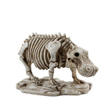 Miniature Hippo Skeleton Model – Unique Halloween & Party Decor, Spooky Animal Ornament