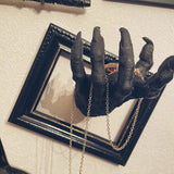Gothic Witch's Hand Statue – Creative Resin Ornament, Wall Key Hanger & Bag Hook, Aesthetic Wall Art Sculpture
