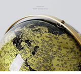 Luxury Metal World Globe – Decorative Ornament or Gift for Office or Home