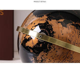 Luxury Metal World Globe – Decorative Ornament or Gift for Office or Home