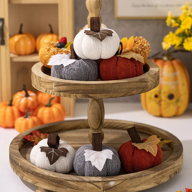 Mini Artificial Pumpkin – Halloween & Autumn Harvest Decoration | Fake Simulated Pumpkin for Thanksgiving Party Decor