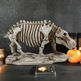 Miniature Hippo Skeleton Model – Unique Halloween & Party Decor, Spooky Animal Ornament