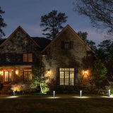 Set of 2 Modern Outdoor Solar Light LED Path Outdoor Lighting