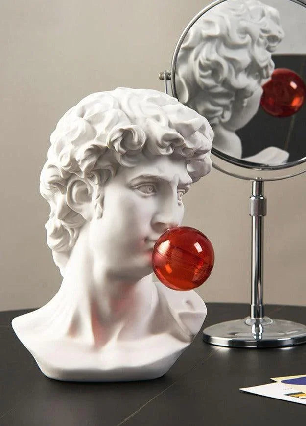 Adonis Bubble Gum Greek Statue - BLISOME