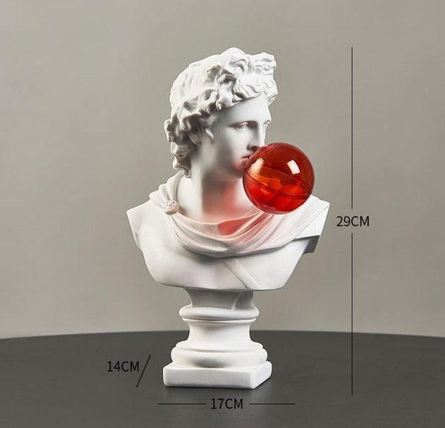 Adonis Bubble Gum Greek Statue - BLISOME