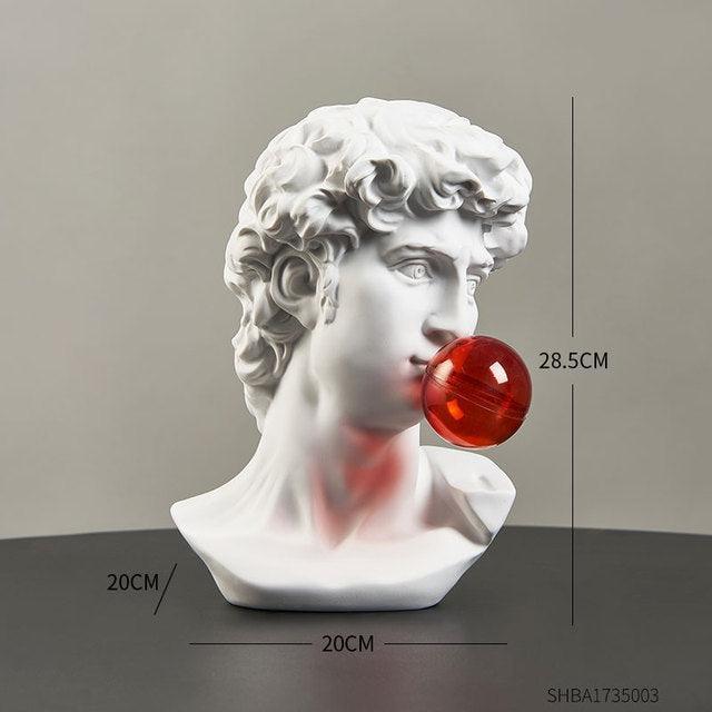 Adonis Bubble Gum Greek Statue - BLISOME