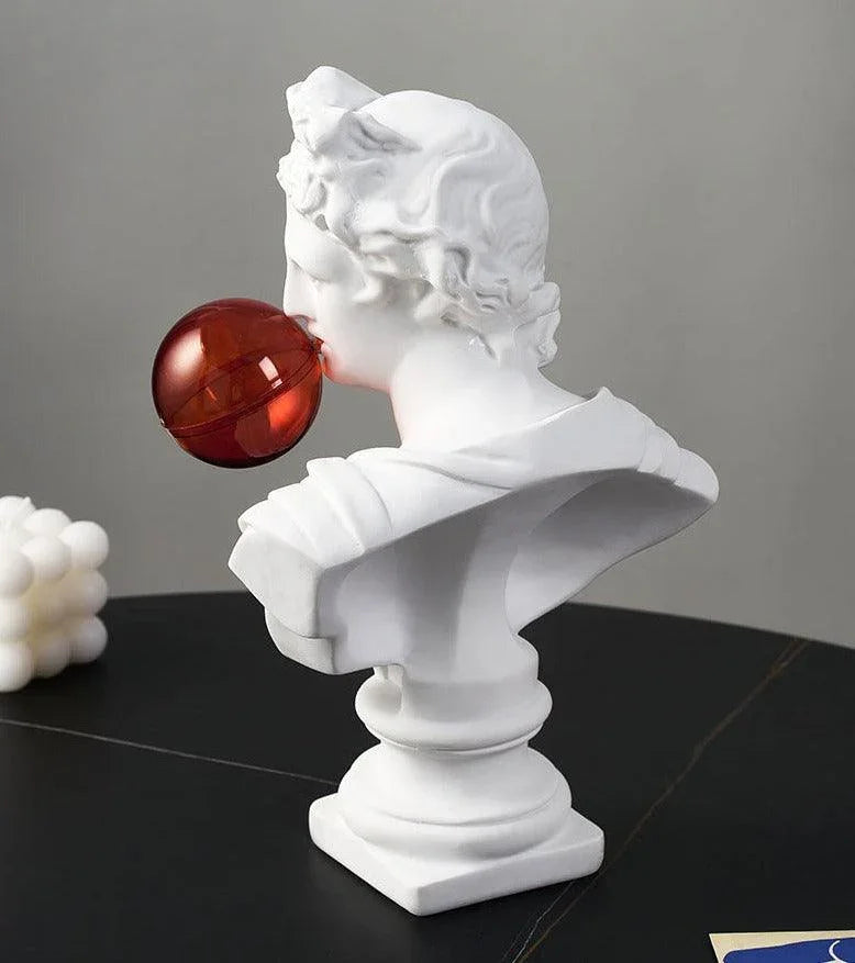 Adonis Bubble Gum Greek Statue - BLISOME