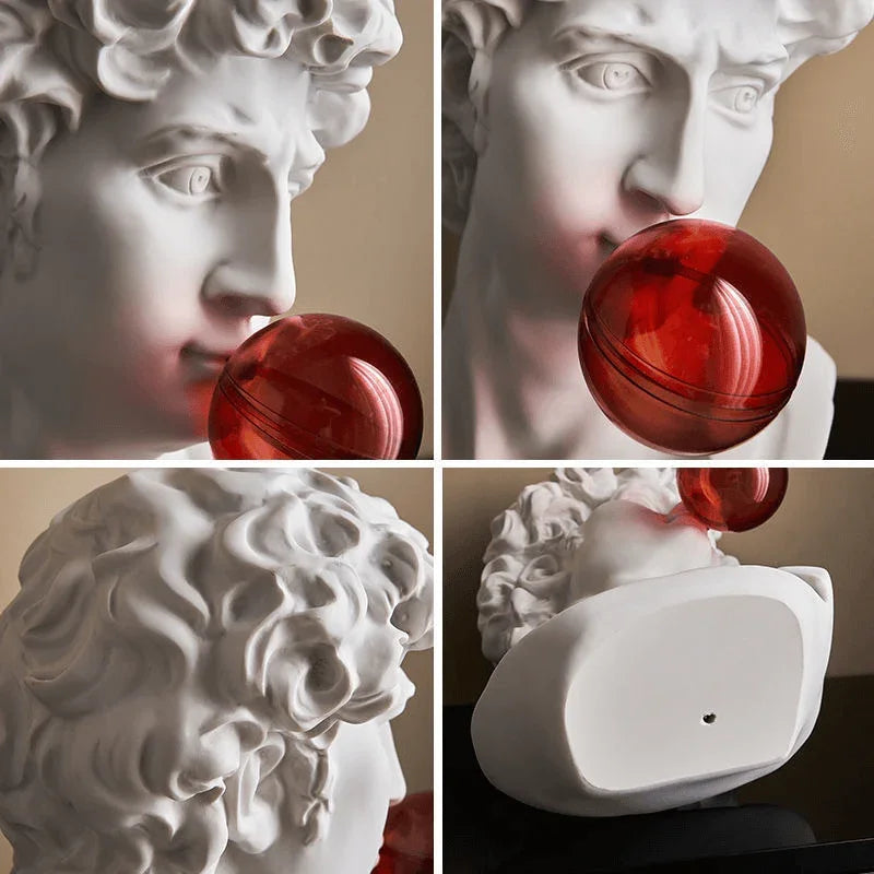 Adonis Bubble Gum Greek Statue - BLISOME