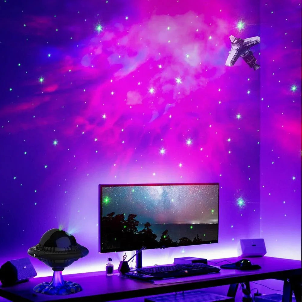 Apollo Starry Spaceship Projector Lamp - BLISOME