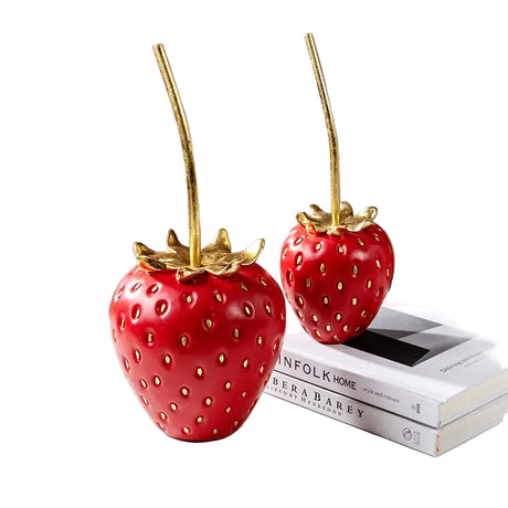 Berry Bliss Strawberry Statue Shelf Decor - BLISOME