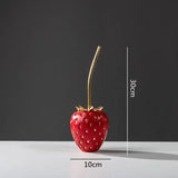 Berry Bliss Strawberry Statue Shelf Decor - BLISOME