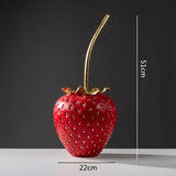 Berry Bliss Strawberry Statue Shelf Decor - BLISOME