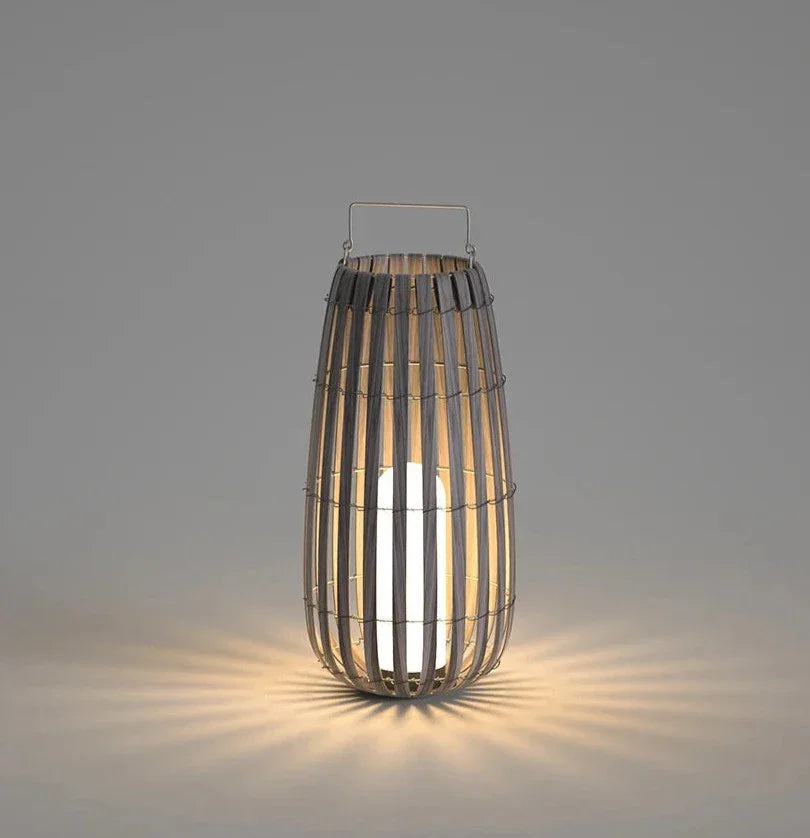 BOHO Raffia Solar Lantern Lamp - BLISOME
