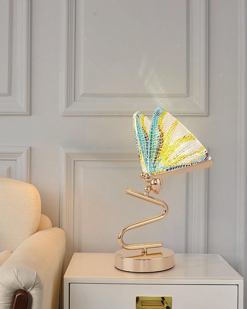 Bumble Butterfly Golden Table Lamp - BLISOME