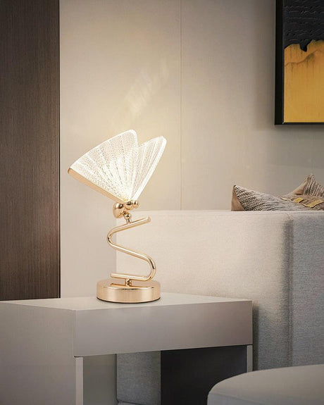 Bumble Butterfly Golden Table Lamp – Elegant Whimsy