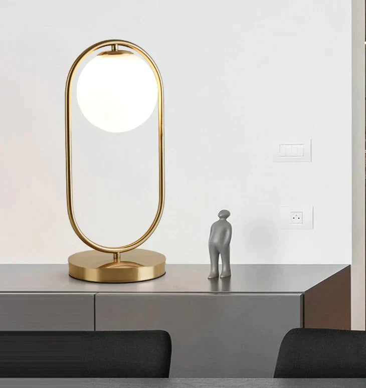 Cecilia Modern Glass Ball Table Lamp - BLISOME