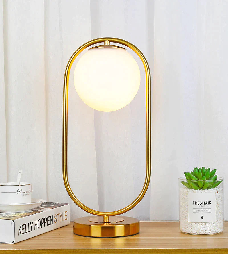 Cecilia Modern Glass Ball Table Lamp - BLISOME