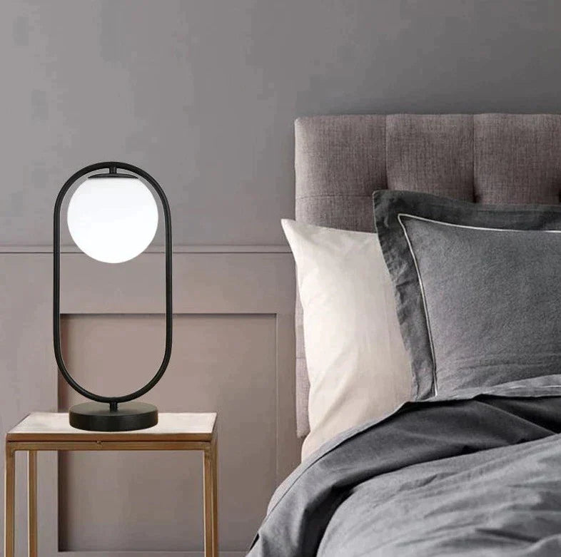 Cecilia Modern Glass Ball Table Lamp - BLISOME