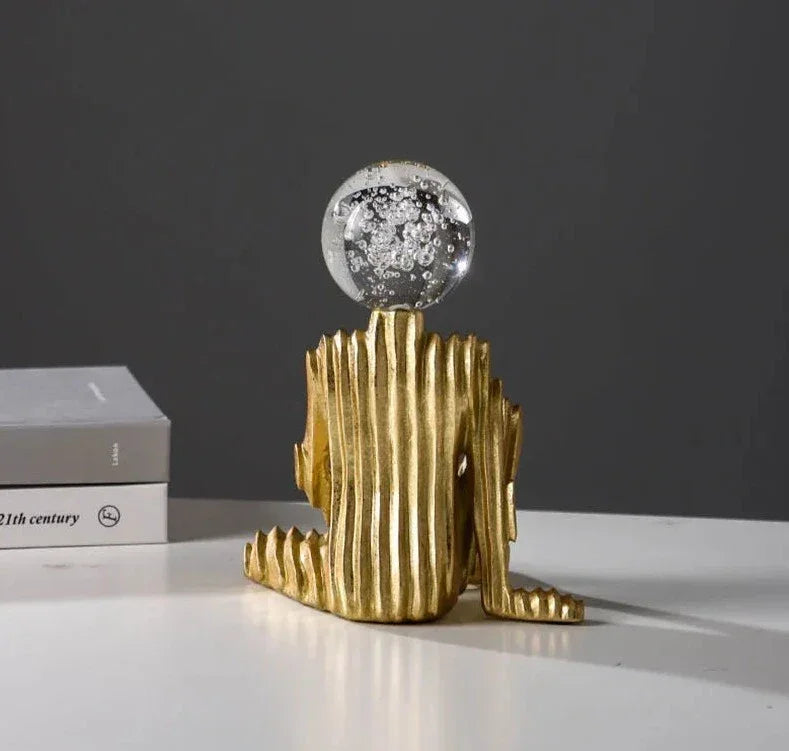 Celly Golden Woman Statue - BLISOME