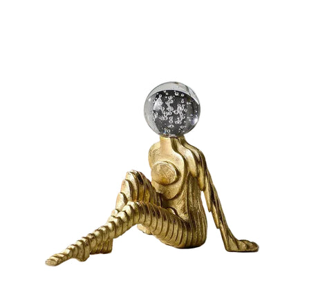 Celly Golden Woman Statue - BLISOME