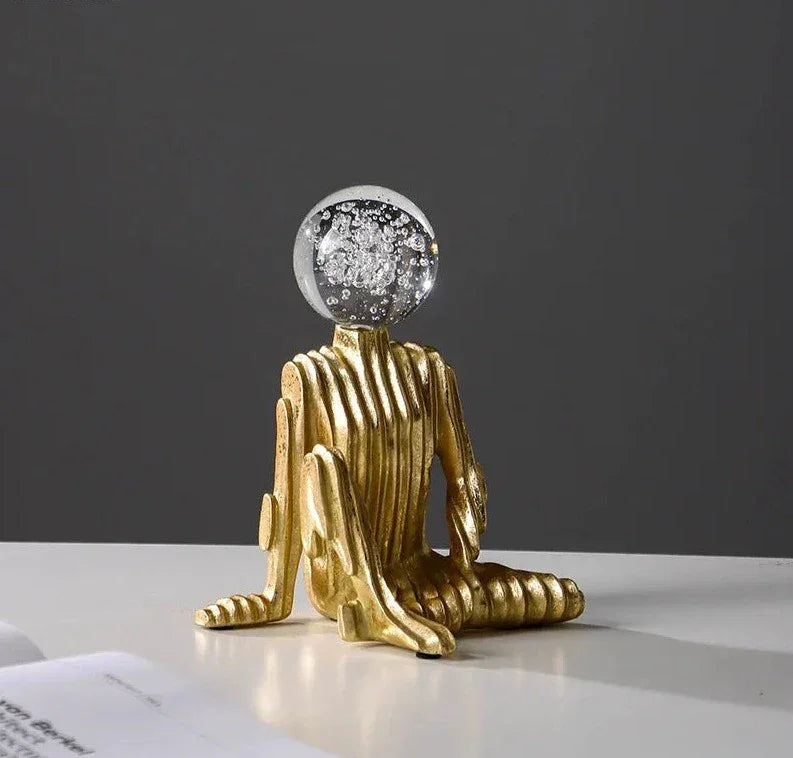 Celly Golden Woman Statue - BLISOME