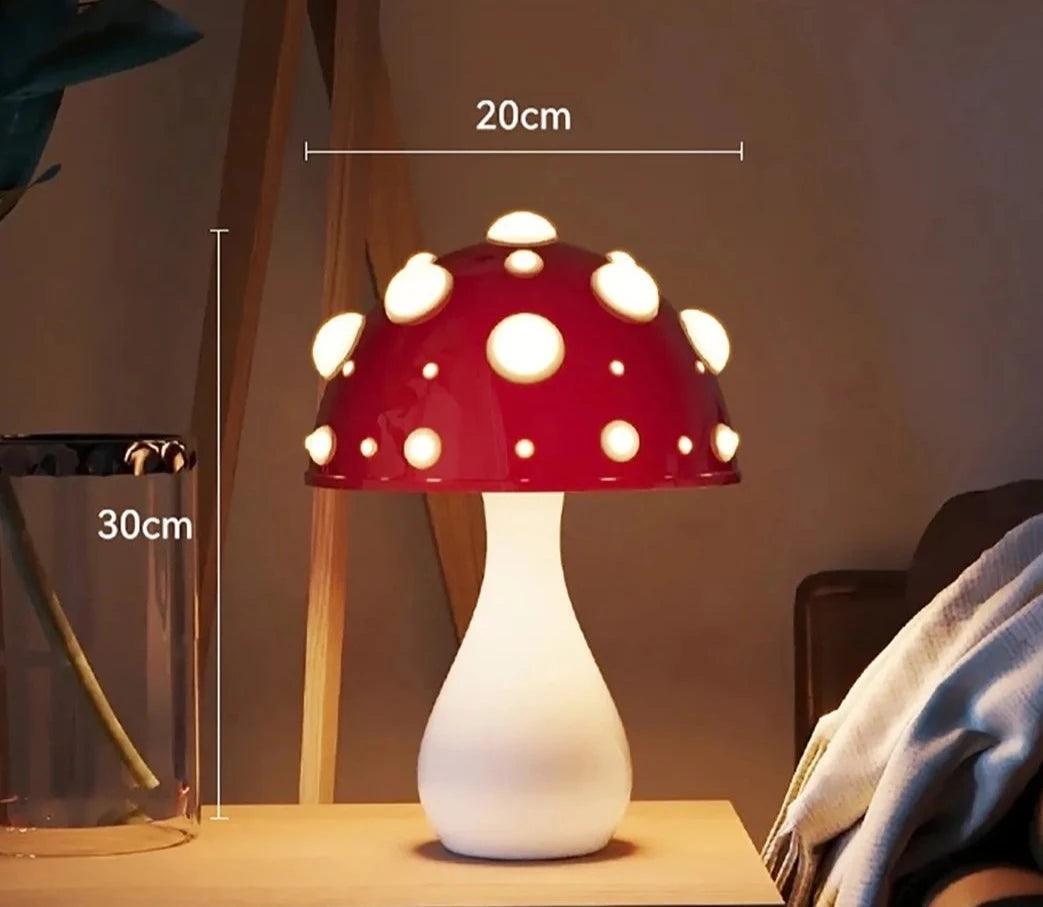 Cherry Mushroom Table Lamp - BLISOME