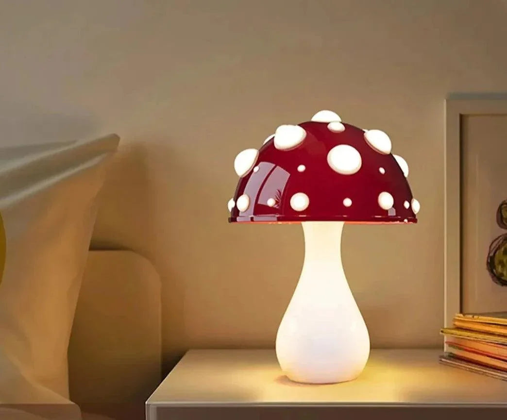 Cherry Mushroom Table Lamp - BLISOME