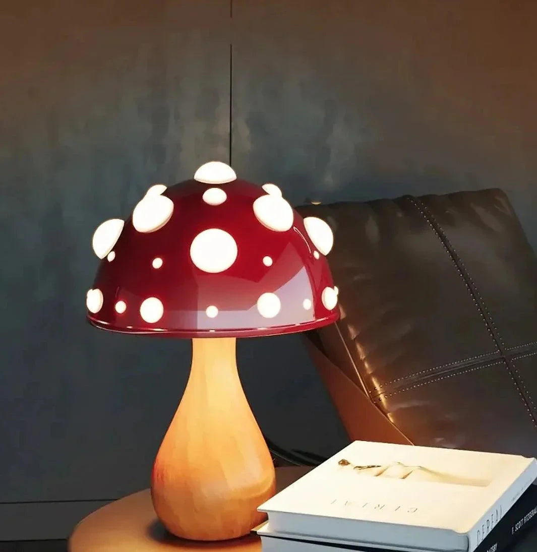 Cherry Mushroom Table Lamp - BLISOME