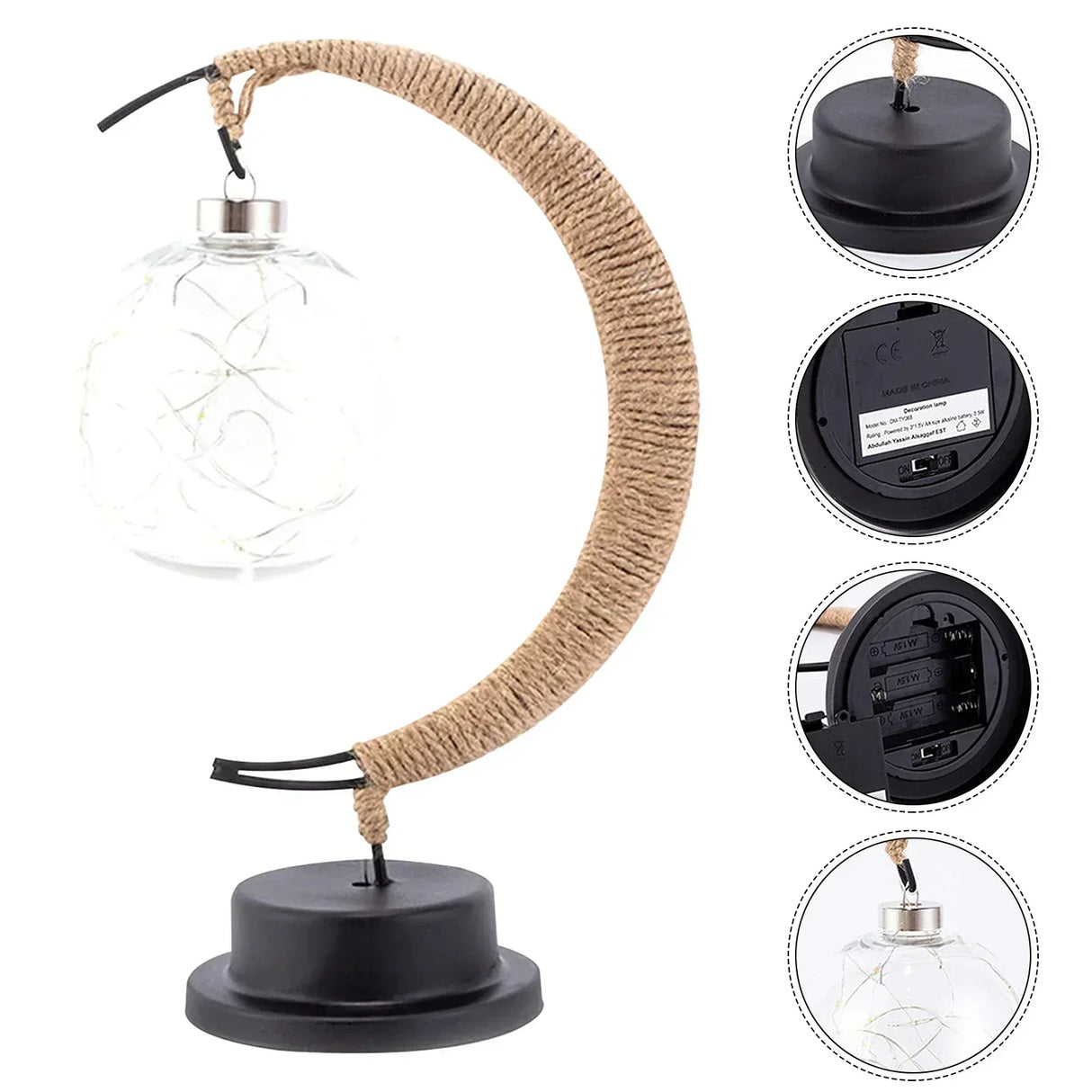 Crescent Dream Moon Cordless Lamp - BLISOME
