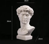 David Gold Mask Greek Statue - BLISOME