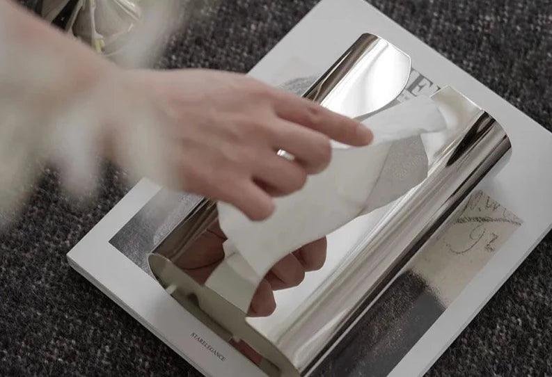 Elle Steel Tissue Holder - BLISOME