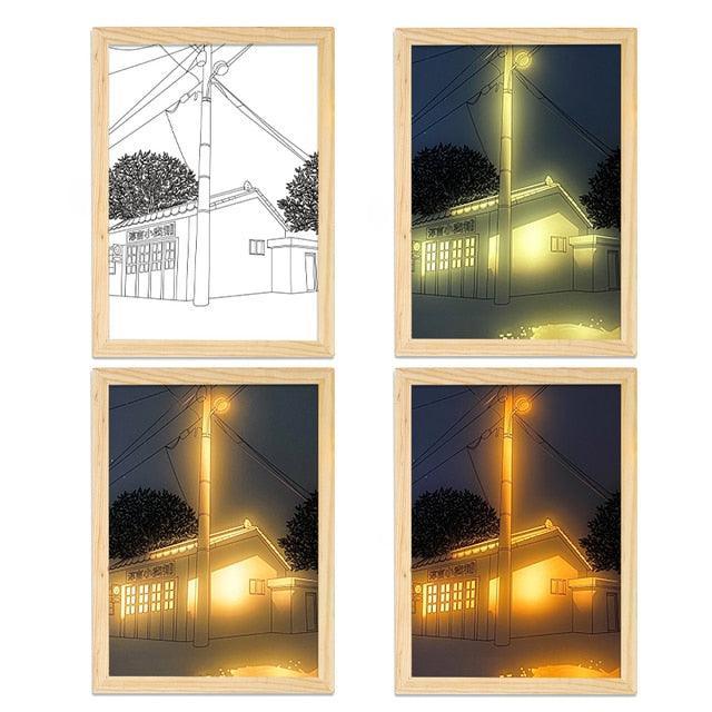 Eniko Light Up Wall Art - BLISOME
