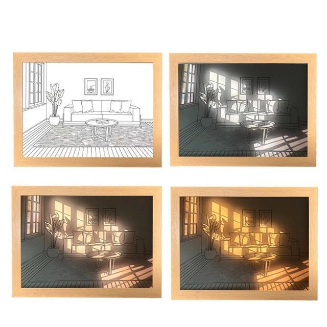 Eniko Light Up Wall Art - BLISOME