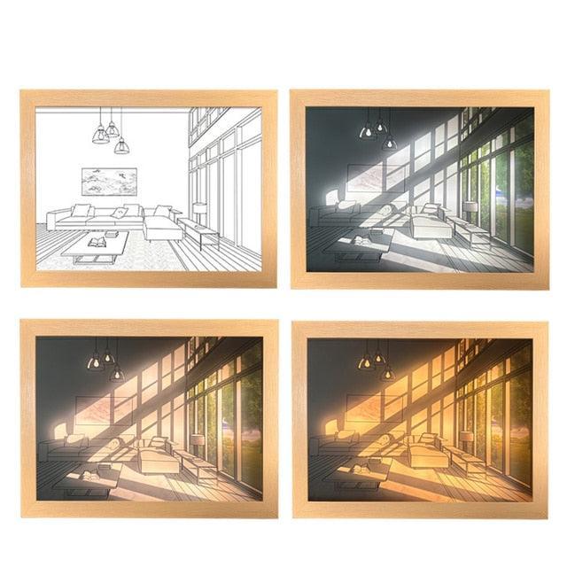 Eniko Light Up Wall Art - BLISOME
