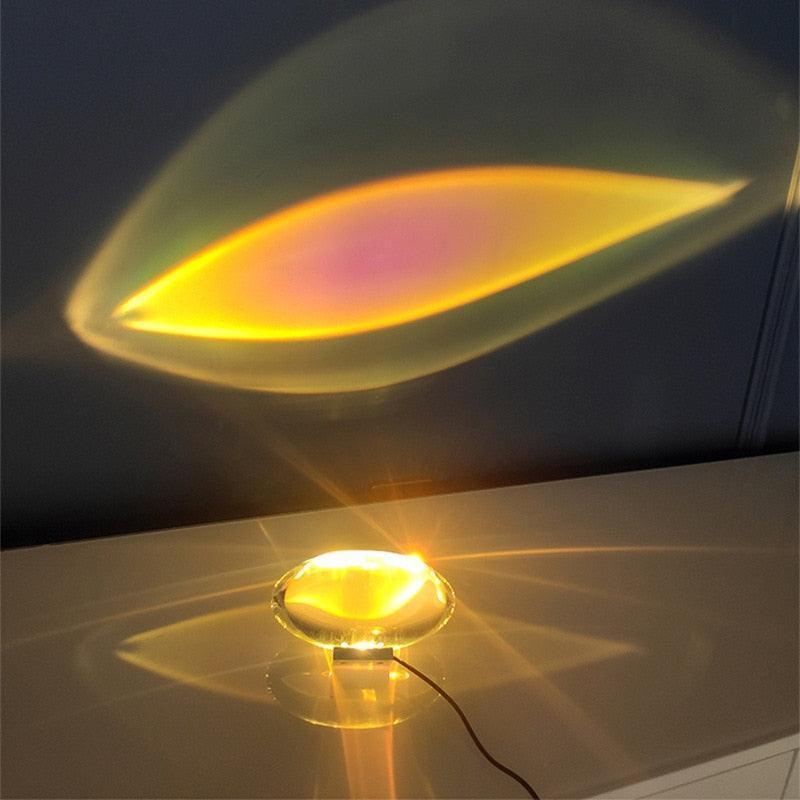 Eye Of The Sky Crystal Table Lamp - BLISOME