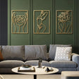 Femme Gold Metal Wall Art – Elegant Feminine Design