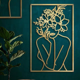 Femme Gold Metal Wall Art - BLISOME