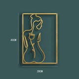 Femme Gold Metal Wall Art - BLISOME