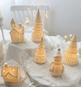 Festive Ceramic Light Up Statue Collection - BLISOME