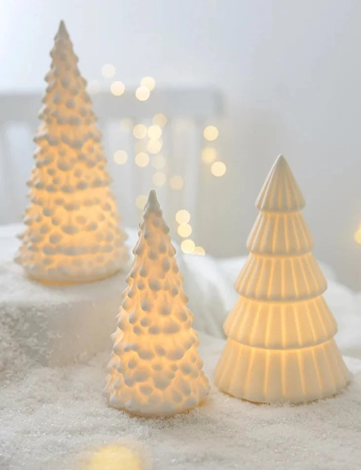Festive Ceramic Light Up Statue Collection - BLISOME