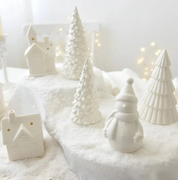 Festive Ceramic Light Up Statue Collection - BLISOME