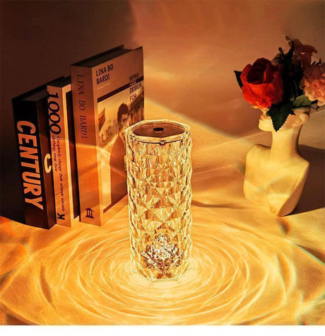 Glimmer Rechargeable LED Crystal Table Lamp - BLISOME