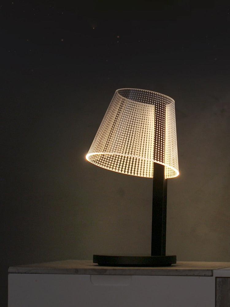 Gotex Light in Patterns Table Lamp - Wireless Charger - BLISOME