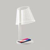 Gotex Light in Patterns Table Lamp - Wireless Charger - BLISOME